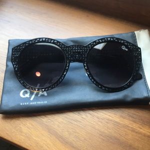 Quay Lattice framed sunglasses